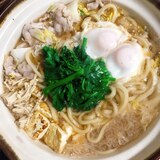 お休みのランチに♪すき焼き風うどん